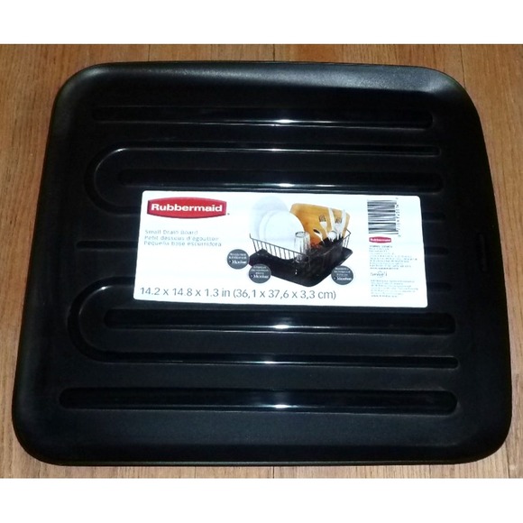 Rubbermaid Other - Rubbermaid Drain Board Size Small 14.2x14.8x1.3 Model 118A Black NEW